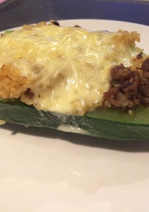 Una foto de Zapallitos rellenos con quinoa