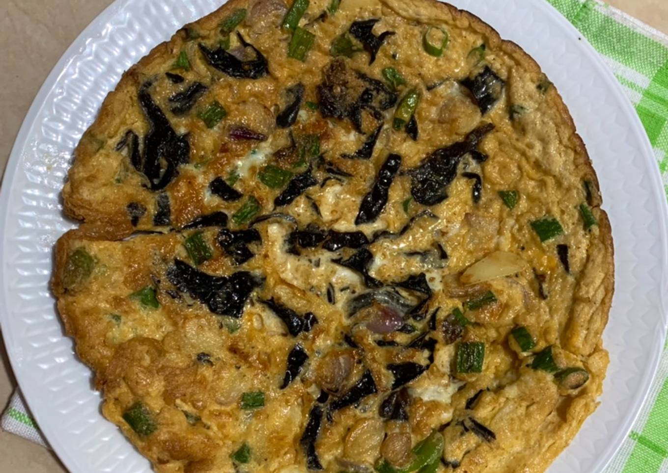 Telur Bebek dadar Oatmeal