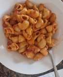 Pasta tiburon con atún