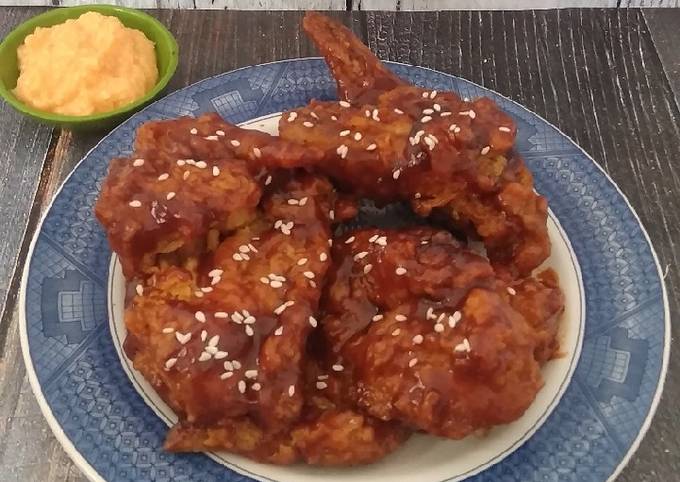 Resep Chicken Fire Wings ala Richeese, Bisa Manjain Lidah