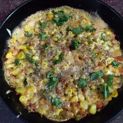 A picture of Cheesy sweet corn.