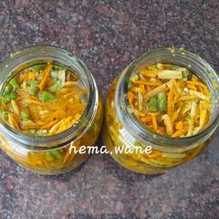Raw termaric pickle (Ambhehalad) A picture of Raw termaric pickle (Ambhehalad).