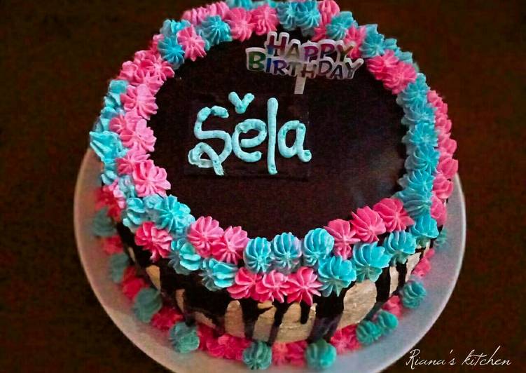 Resep #Simple birthday cake😊 yang Menggugah Selera