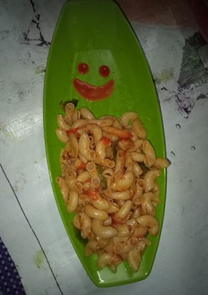 मैकरॉनी (macaroni recipe in Hindi) रेसिपी मुख्य फोटो