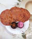 Beetroot Dill Greens Parathas