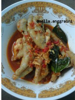 Foto resep Ceker pedas gurih