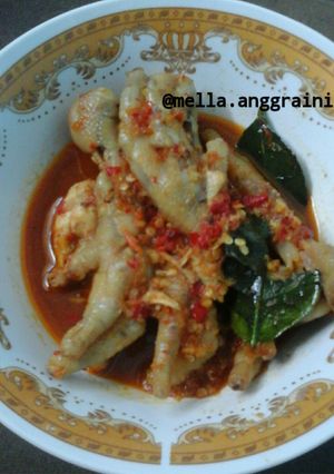 Foto resep Ceker pedas gurih