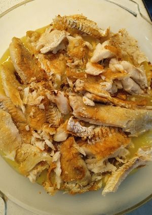 Una foto de Salpicón de Merluza en salsa de limón