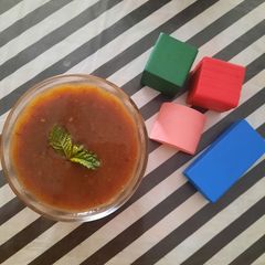 A picture of Imli and khajoor ki chutney.