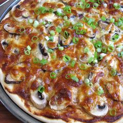 A picture of Miso & Mushroom Pizza.
