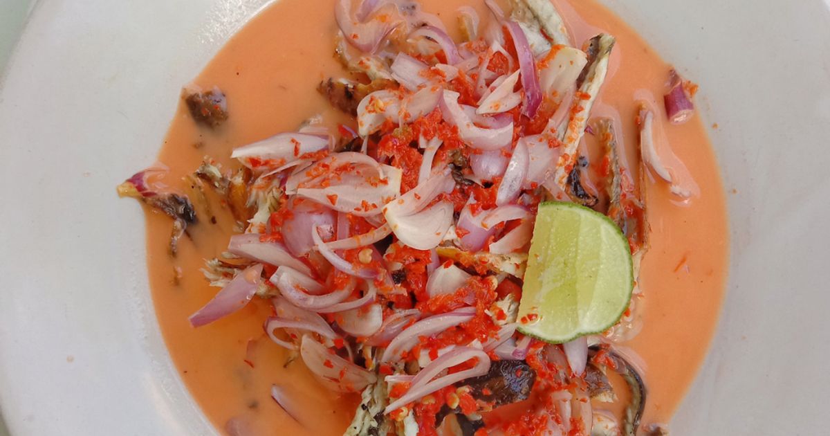 Karabu Baluik (Masakan Khas Minang / Belut Bakar Kuah Santan)