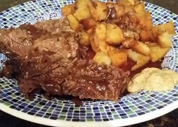 Easiest Way to Make Tasty Brads beef braised in stout with sweet potato and parsnip medly