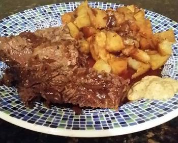 New Recipe Brads beef braised in stout with sweet potato and parsnip medly Delicious Perfect