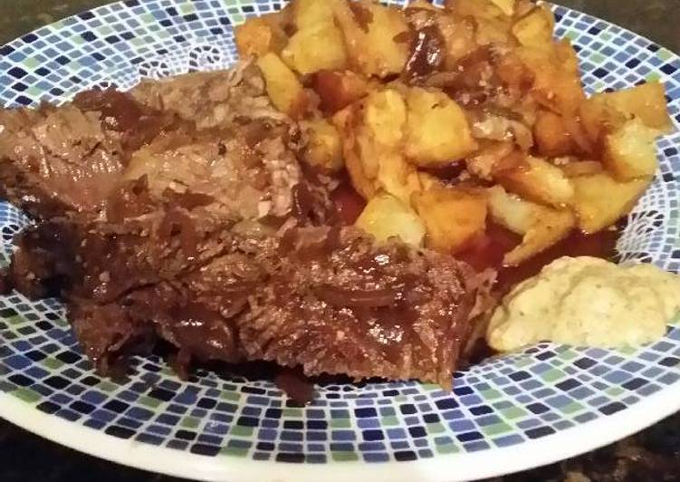 Brad's beef braised in stout with sweet potato and parsnip medly Brad's beef braised in stout with sweet potato and parsnip medly