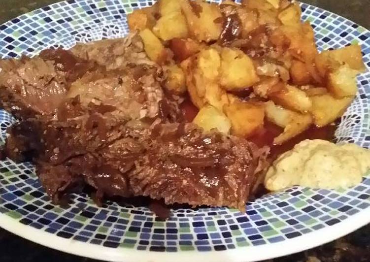 Easiest Way to Make Award-winning Brad&#39;s beef braised in stout with sweet potato and parsnip medly