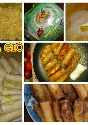 Hình của món Chả giò bò phô mai vị cà ri.