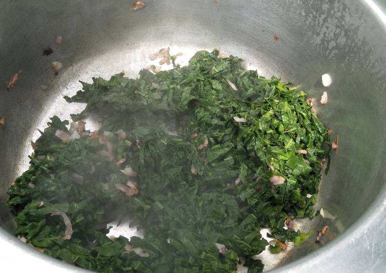 Steps to Make Super Quick Homemade Fried pumpkin leaves