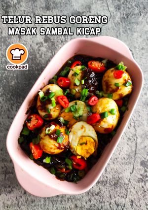 Gambar Telur Rebus Goreng Masak Sambal Kicap