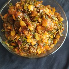 A picture of Chival ki bhaji.
