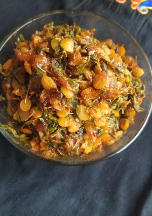 A picture of Chival ki bhaji.