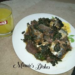 A picture of Liver, Kidney and Sardine pepper soup.
