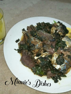 A picture of Liver, Kidney and Sardine pepper soup.