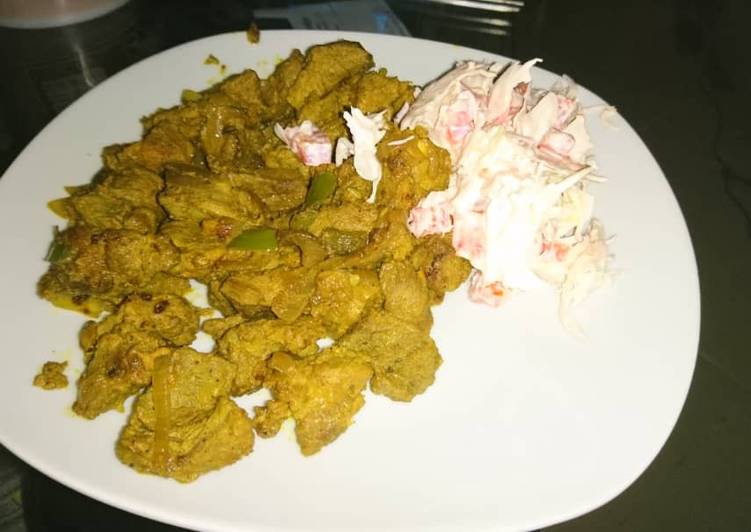 Recipe of Any-night-of-the-week Fried Pork and Colslaw salad