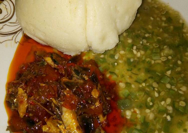 Recipe: Delicious Tuwon semo da Miyar danyar kubewa