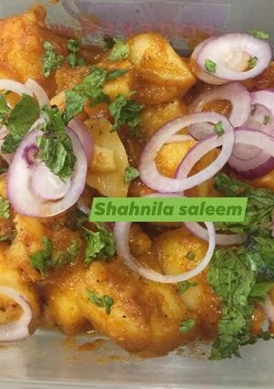 A picture of Khattey Aloo.