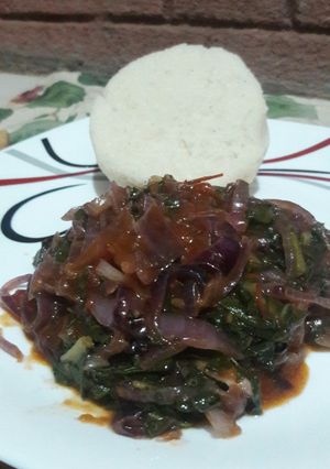 A picture of Spinach #localfoodcontest_kisumu.