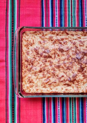Una foto de Sonso de yuca 🇧🇴 Pastel de mandioca 🇧🇴 Receta tradicional de Bolivia 🇧🇴