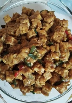 Foto resep Sambal goreng tempe lombok ijo