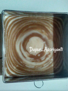 Foto resep Puding zebra terigu