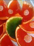 Jello in orange 🍊 shell🐚