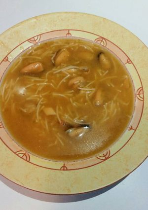 A picture of Seafood Noodle Soup.
