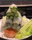 Gỏi Cuốn & Nước Chấm Bơ Đậu Phộng Kiểu Mỹ