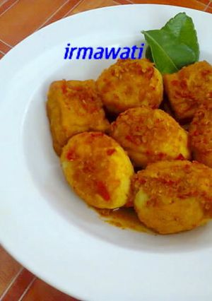 Foto resep Telur Tahu Bumbu Bali