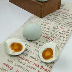 A picture of Telur asin berempah home Made.