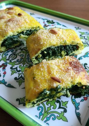 Foto di Omelette ripiena di spinaci e sottilette 😋