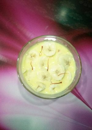 A picture of Banana custard.