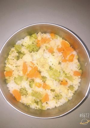 Foto resep Nasi Tim Bola Ayam (MPASI 10 bln)