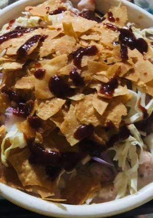 A picture of Papri chat.