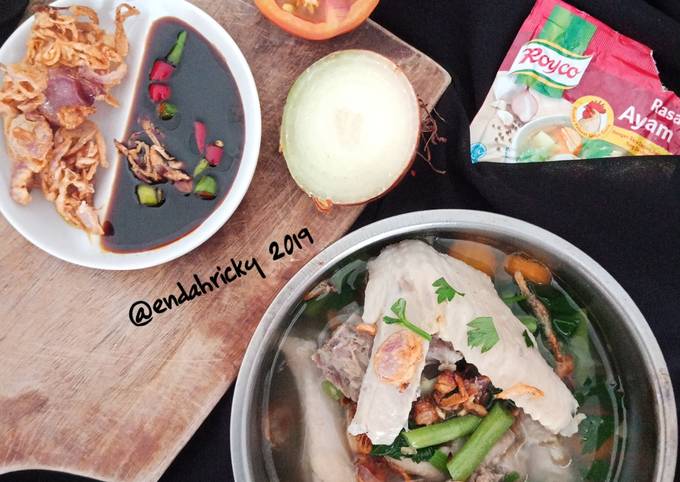 Resep: Sop Ayam Kampung [aLa] Klaten Irit Untuk Jualan