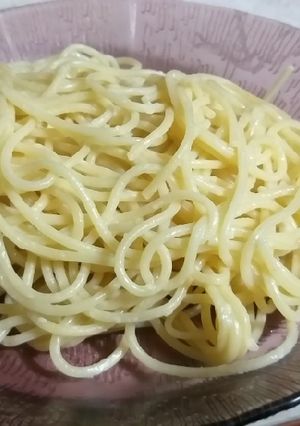 Una foto de Pasta a la crema
