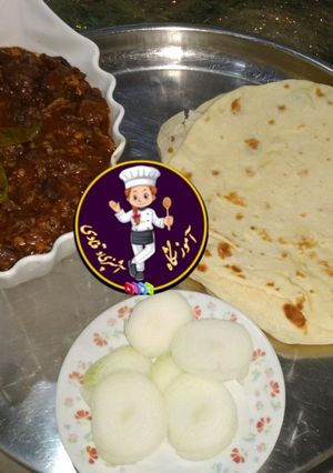 عکسی از دستور خوراک جگر سفید (پیتی به زبان آذری)