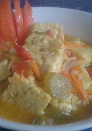 Foto resep Tempe kuah kuning