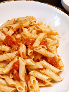 Una foto de Macarrones con chorizo y bacon (Thermomix)
