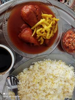 عکسی از دستور چلو مرغ