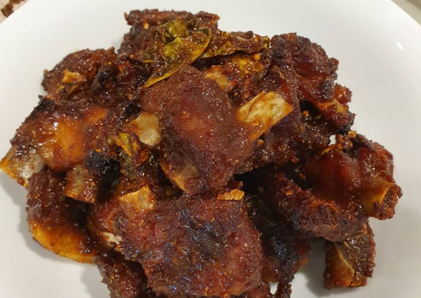 Iga Babi Bakar Ketumbar Gula Jawa