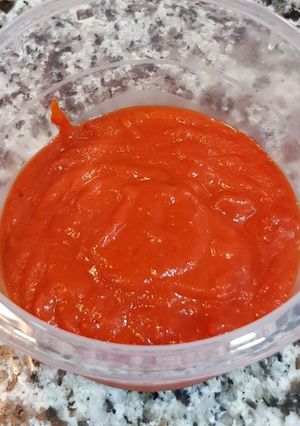 Una foto de Salsa de pimientos